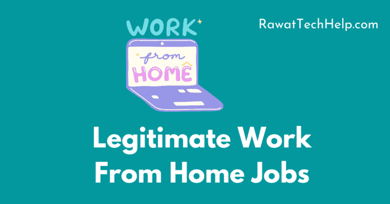 best legitimate work from home jobs